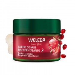 Crème de Nuit Raffermissante Grenade & Peptides de Maca - 40ml - Weleda