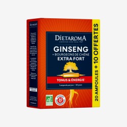 Ginseng Extra Fort - 20 ampoules + 10 Offertes - Dietaroma