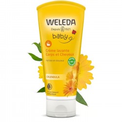 Crème Lavante Corps et Cheveux Calendula - 200ml - Weleda