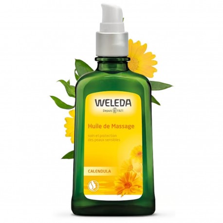 Huile de Massage au Calendula - 100ml - Weleda