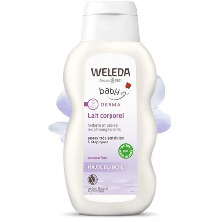 Lait Corporel Bébé Mauve Blanche Derma - 200ml - Weleda