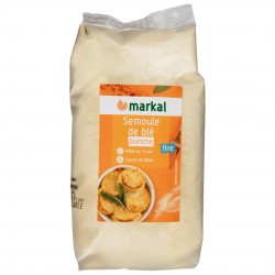 Semoule de Blé Blanche Fine - 500g - Markal