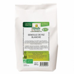 Semoule de Riz Blanche - 500g - Moulin des Moines