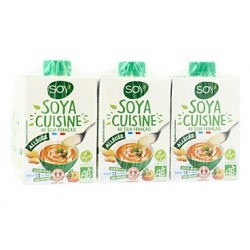 Soya Cuisine Allégée - 3x20cl - Soy