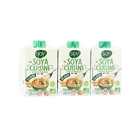 Soya Cuisine Allégée - 3x20cl - Soy