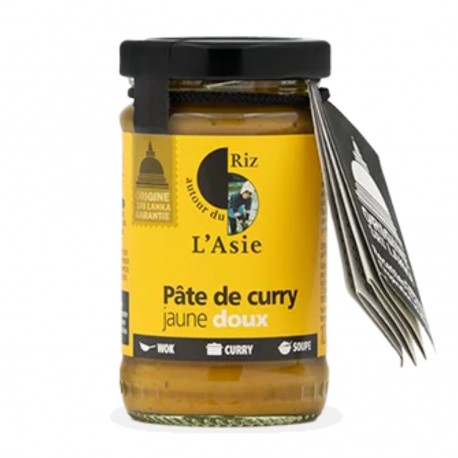 Pâte de Curry Jaune Doux - 100 g - Autour du Riz