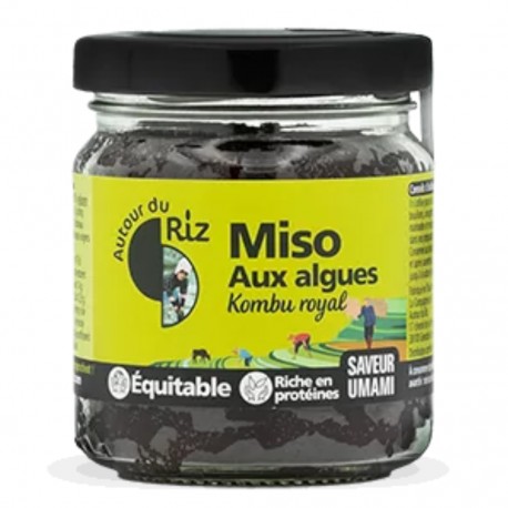 Miso aux Algues Kombu Royal - 200 g - Autour du Riz