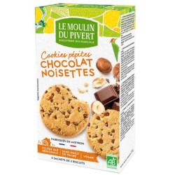 Cookies Chocolat Noisettes – 175g – Le Moulin Du Pivert