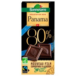 Chocolat Noir PANAMA 80% - 80g – Bonneterre