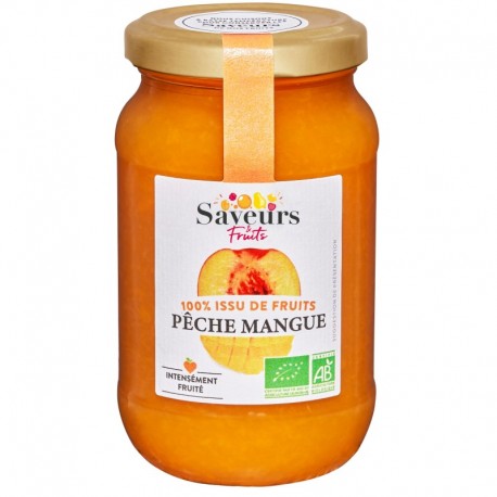 Préparation Pêche Mangue - 310g - Saveurs Fruits