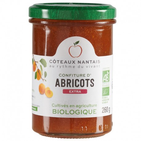 Confiture Abricot Extra - 260g - Coteaux Nantais