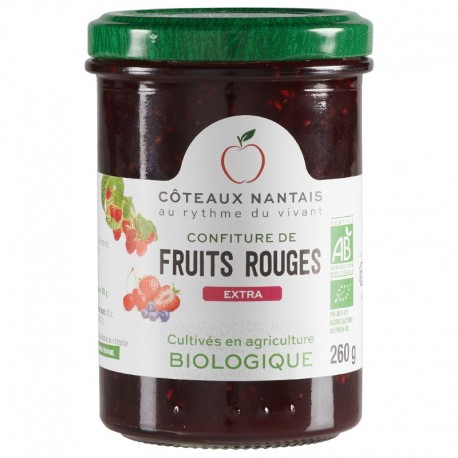 Confiture Fruits Rouges Extra - 260g - Coteaux Nantais