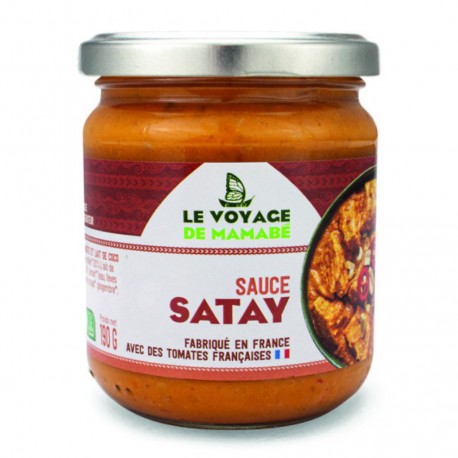 Sauce Satay - 190 g - Le Voyage de Mamabé