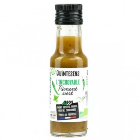 Incroyable Sauce Piment Vert - 110 ml - Quintesens