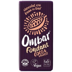 Chocolat Cru Fondant Vanille Coco – 70g – Ombar