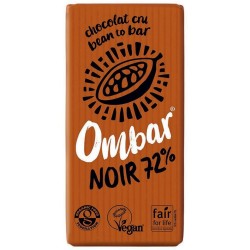 Chocolat Cru 72% Cacao - 70g - Ombar