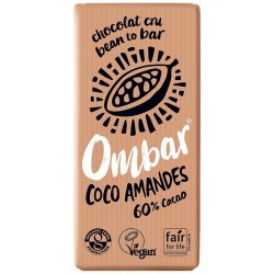 Chocolat Cru Coco Eclats d’Amandes - 70g - Ombar