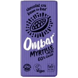 Chocolat Cru Myrtille Açaï - 35g - Ombar