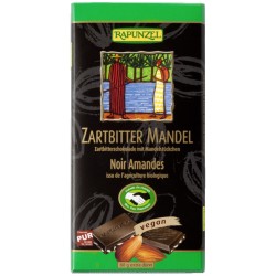 Chocolat Noir Eclats d’Amandes - 80g – Rapunzel